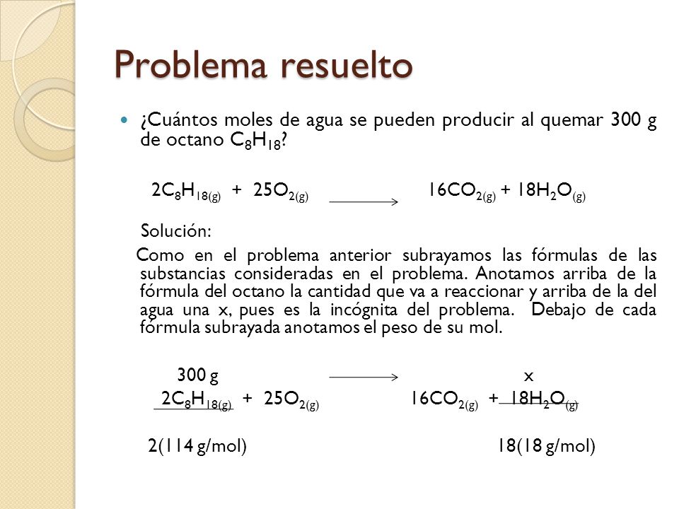 ejercicios estequiometria resueltos